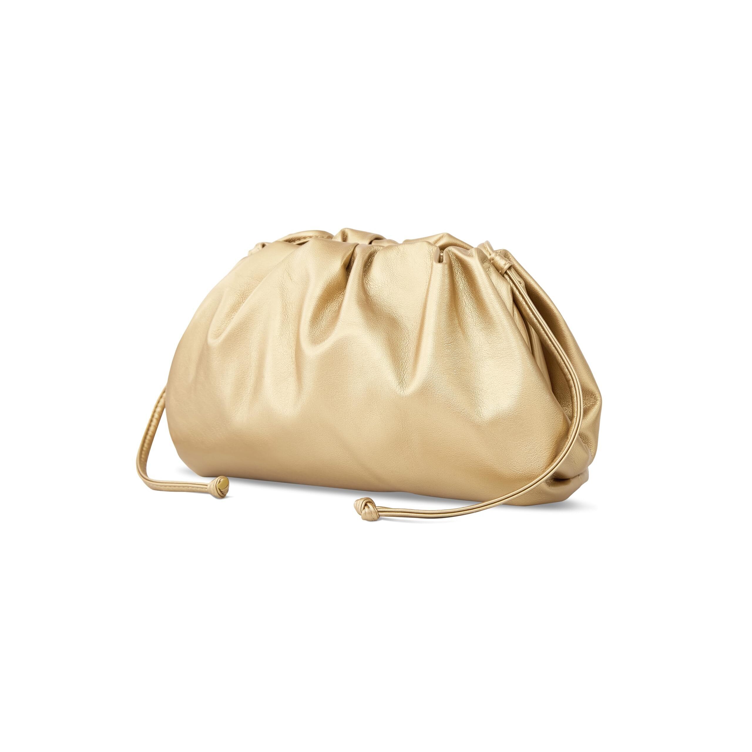3002 Ryctsisen Woven Clutch Purse Gold, Medium